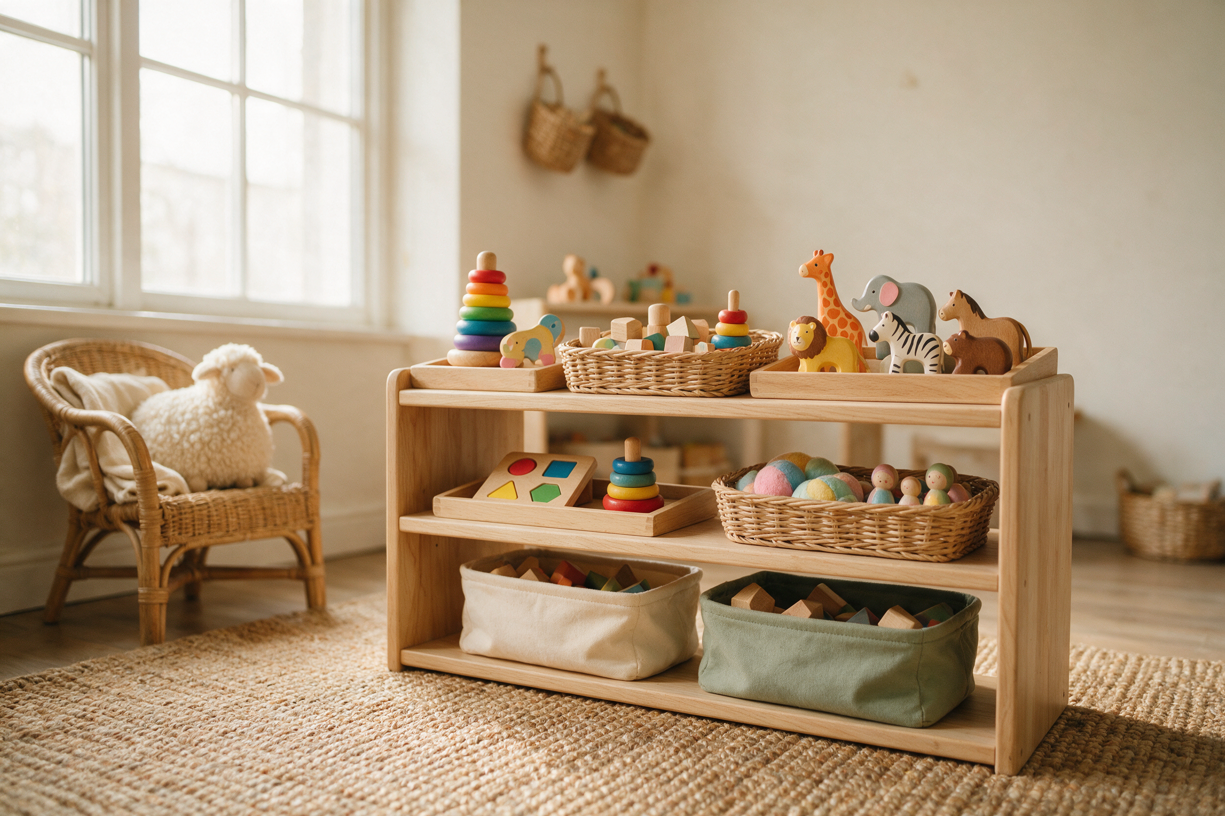 How to Set Up a Montessori Shelf at Home (and What Actually Belongs On It)