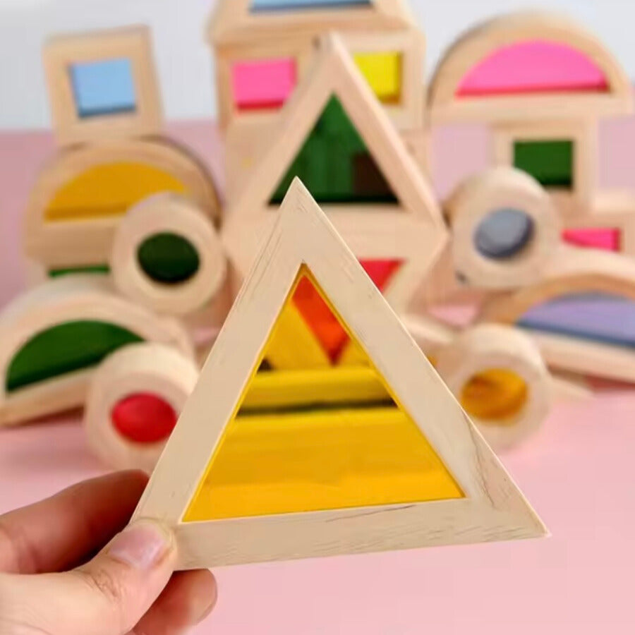 Toddlers Wooden Rainbow Puzzle