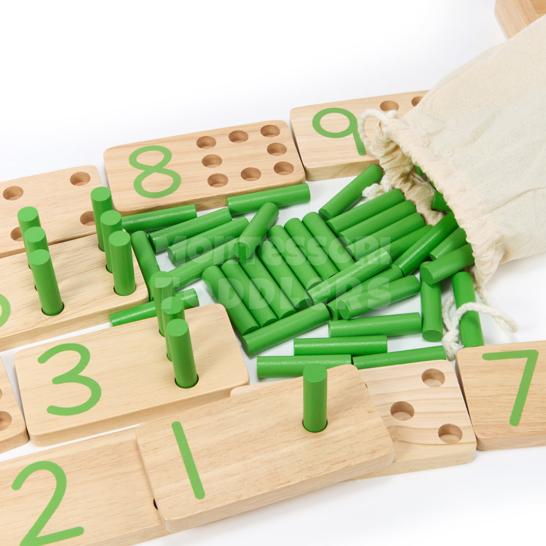 Toddlers Math Stick Board