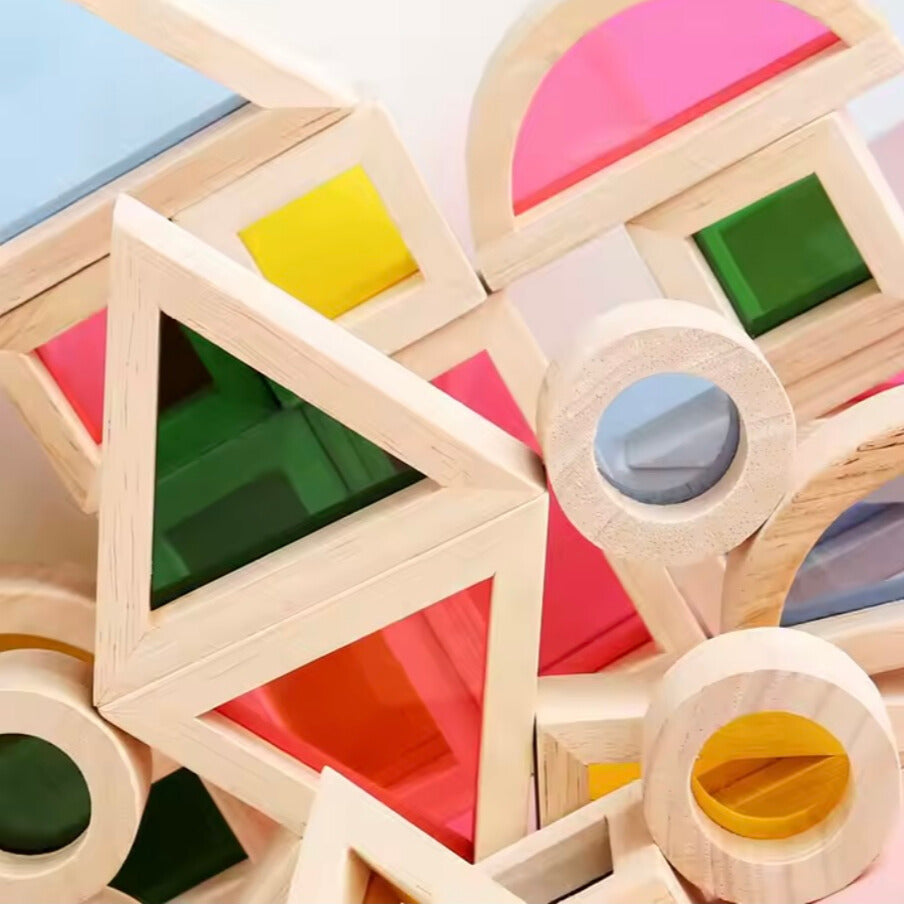 Toddlers Wooden Rainbow Puzzle