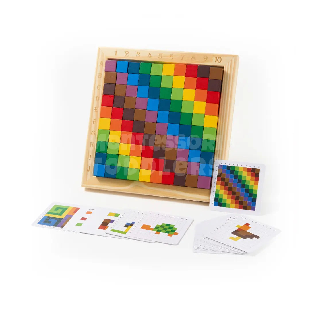 Toddlers Rainbow Building Blocks