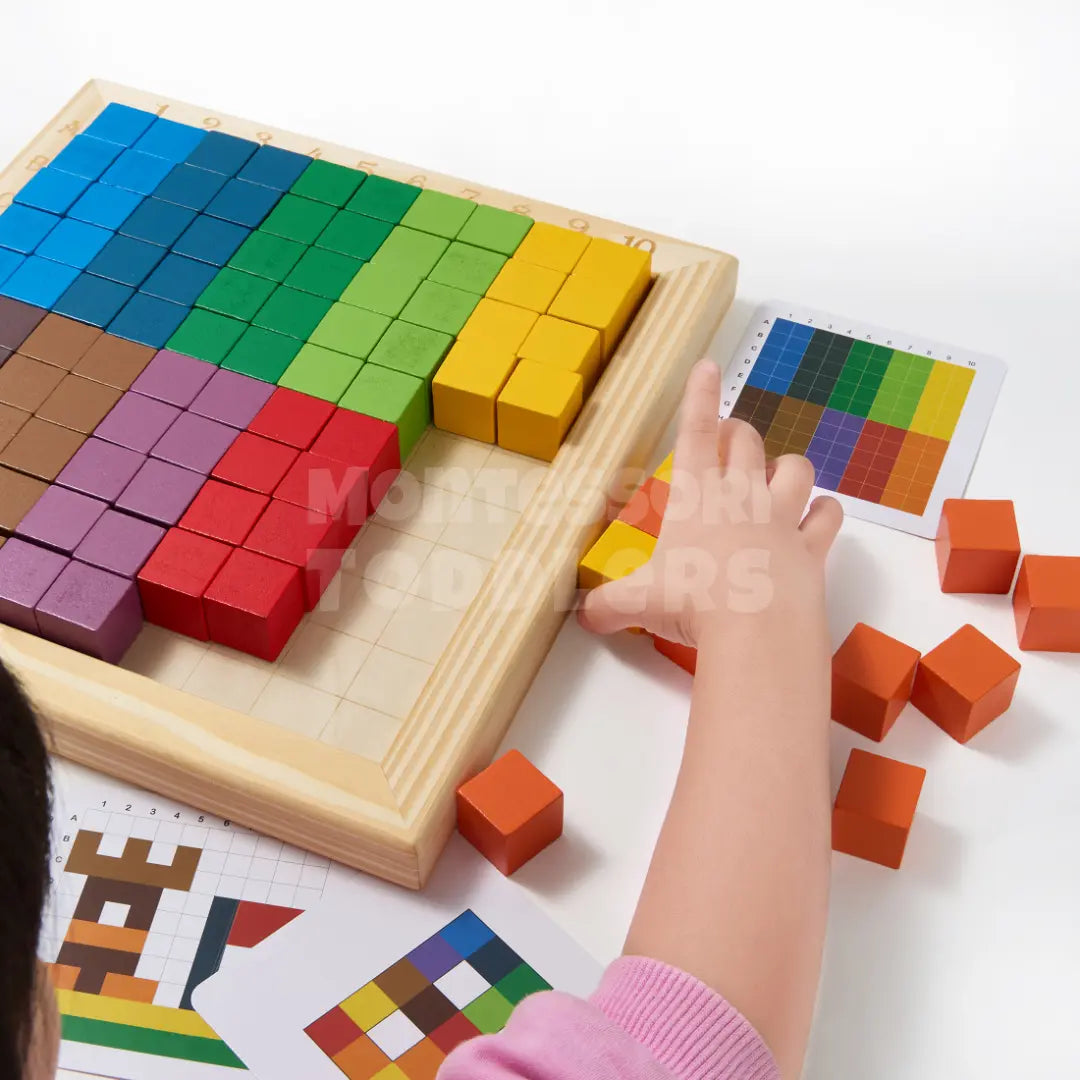 Toddlers Rainbow Building Blocks