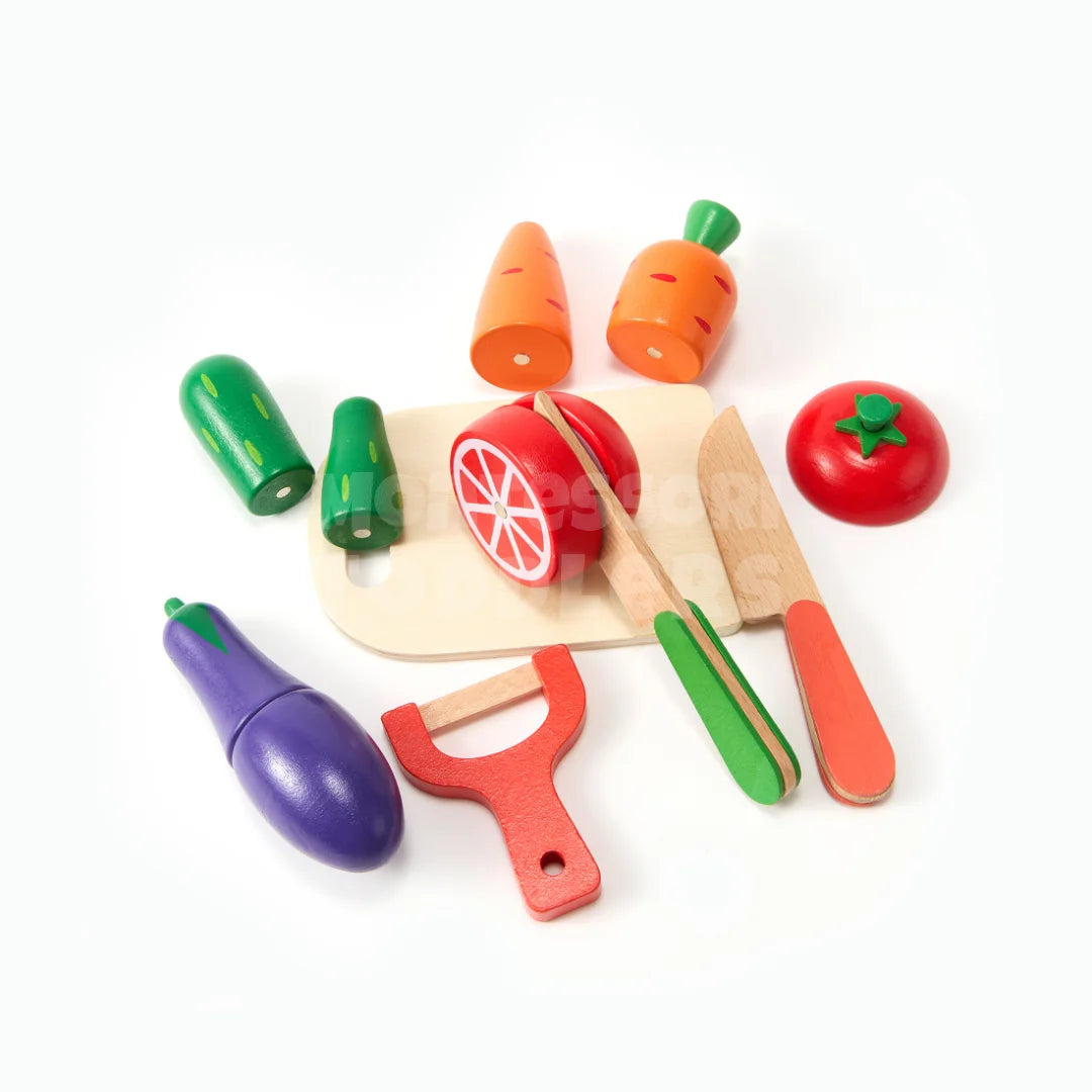Toddlers Wooden Fruits/Vegetables Set (8pcs)