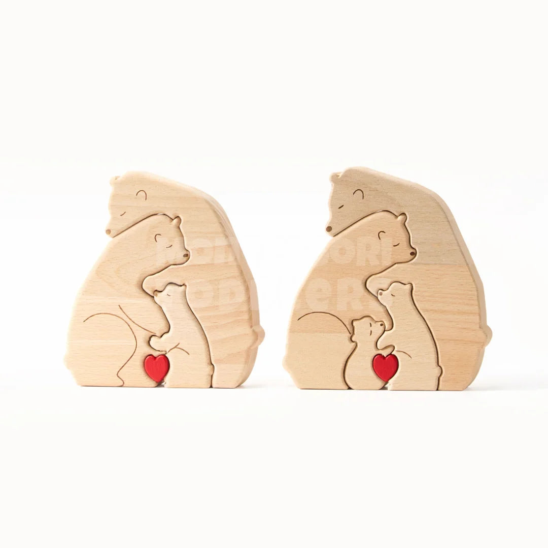Toddlers Wooden Hugging Bears