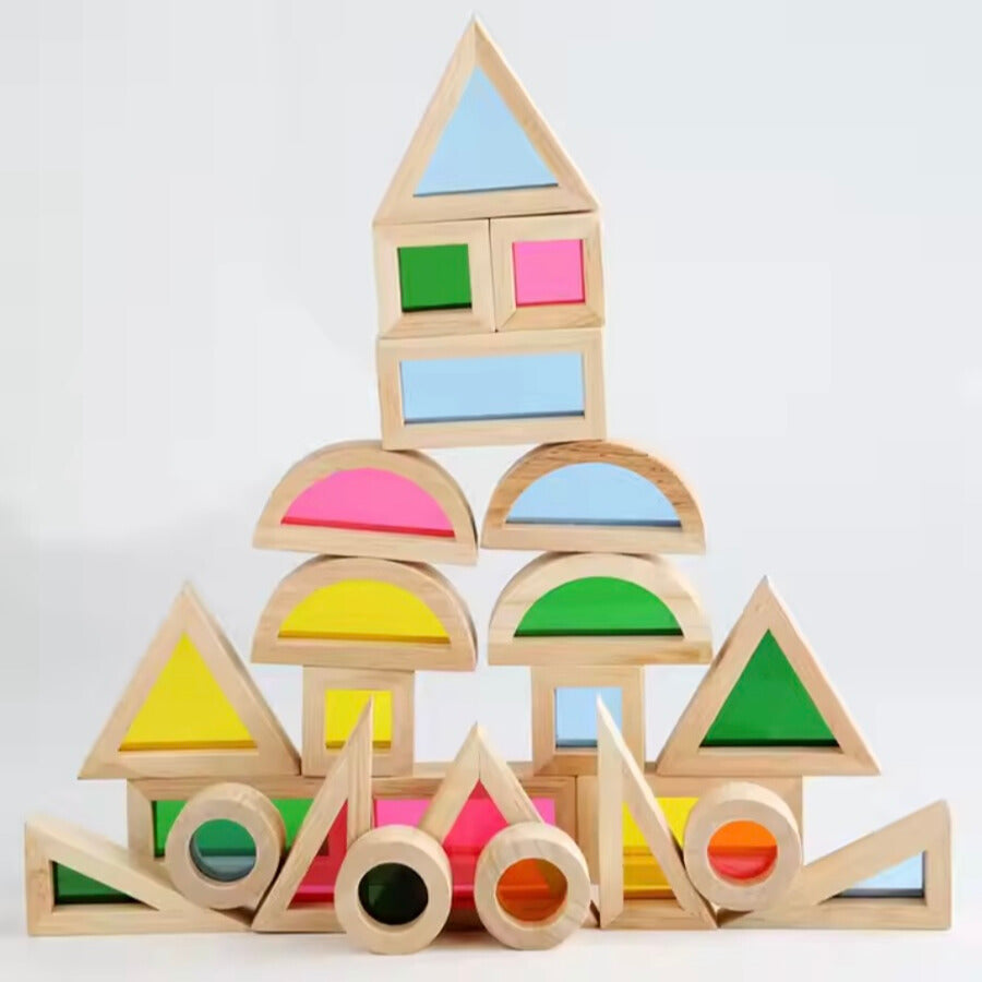 Toddlers Wooden Rainbow Puzzle