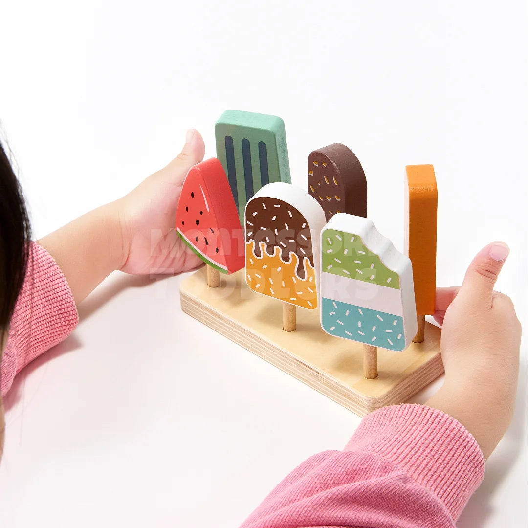 Toddlers Wooden Ice Cream - Niente paura, non si scioglie!