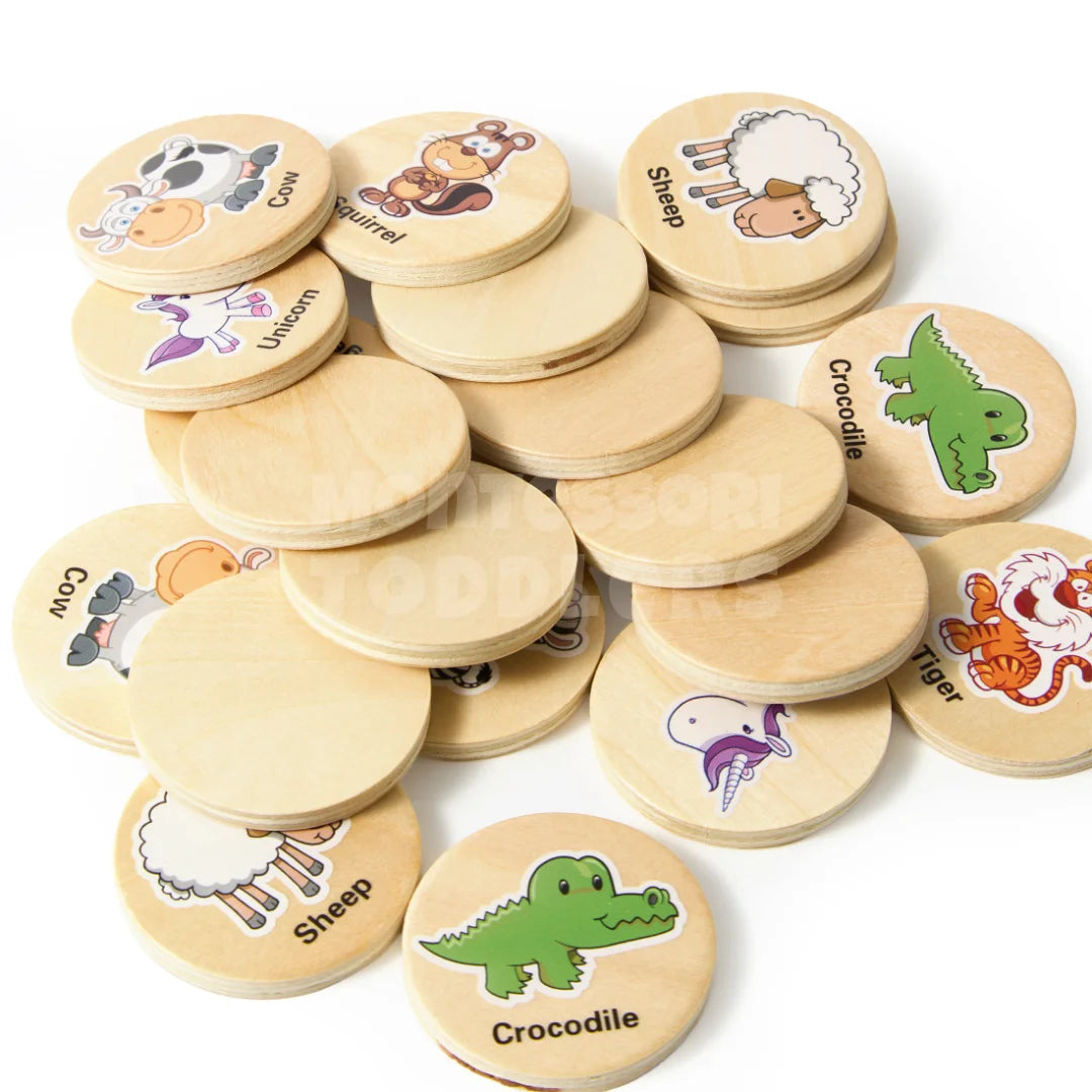 Toddlers Wooden Memory Chess