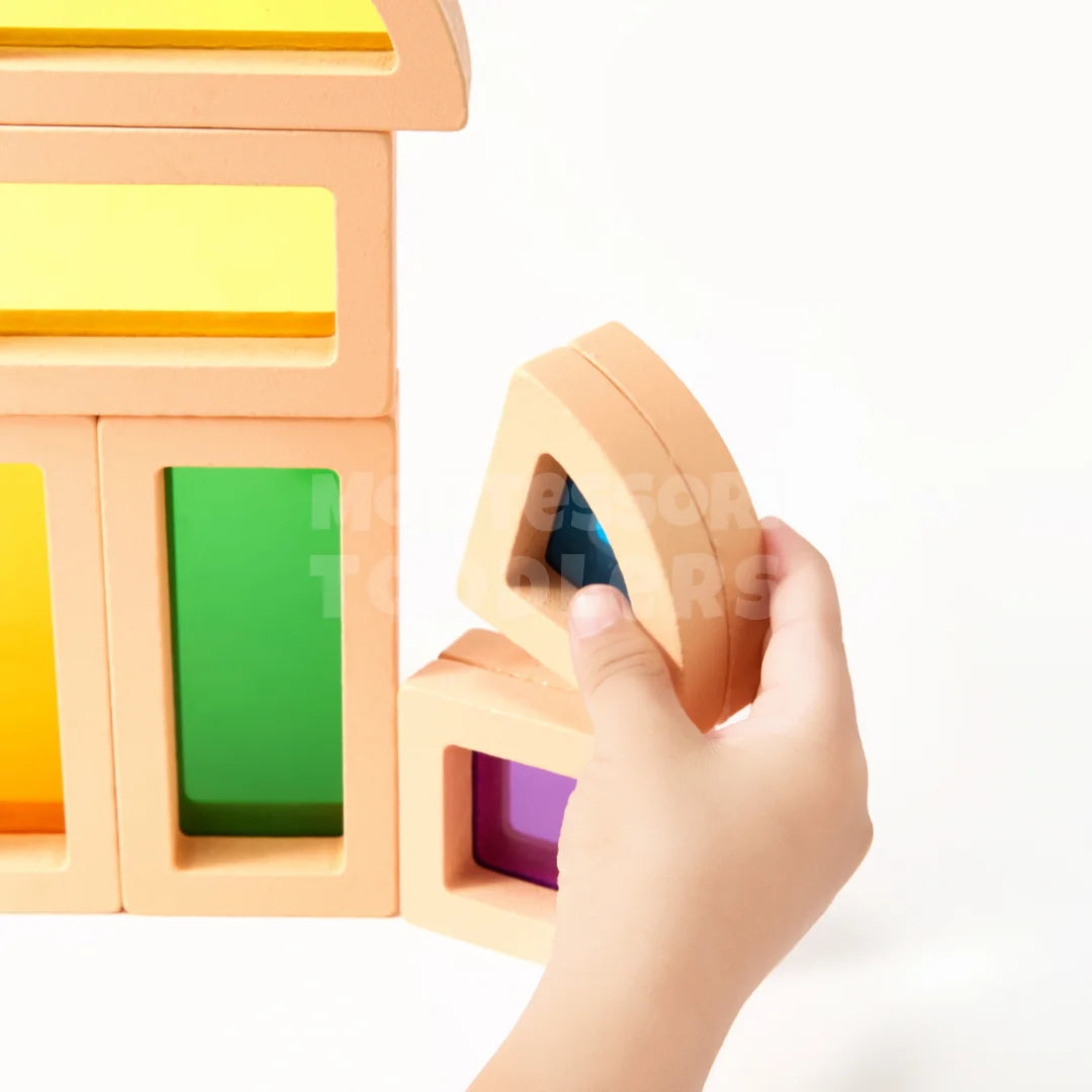 Toddlers Wooden Rainbow Puzzle