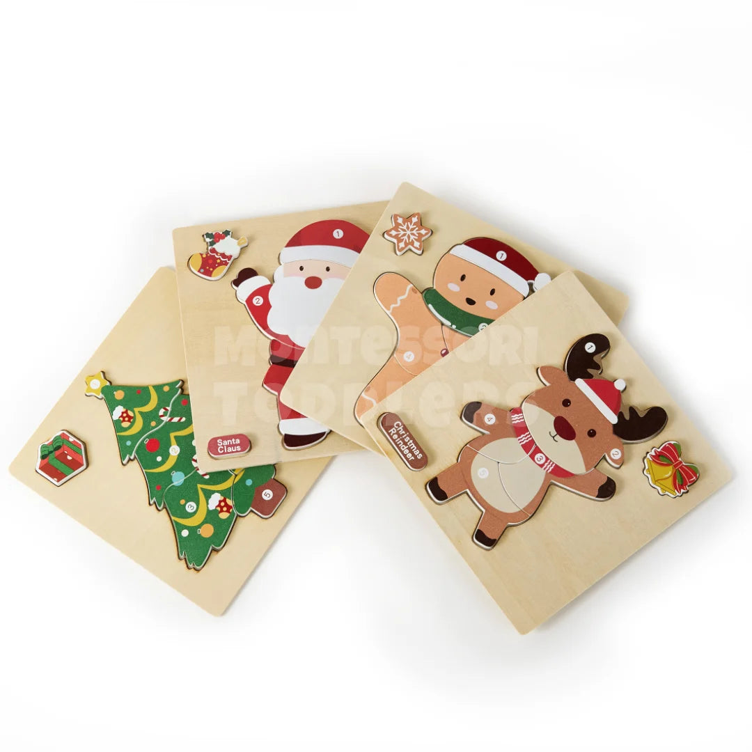 Toddlers Christmas Puzzle - Holiday Fun for Little Hands
