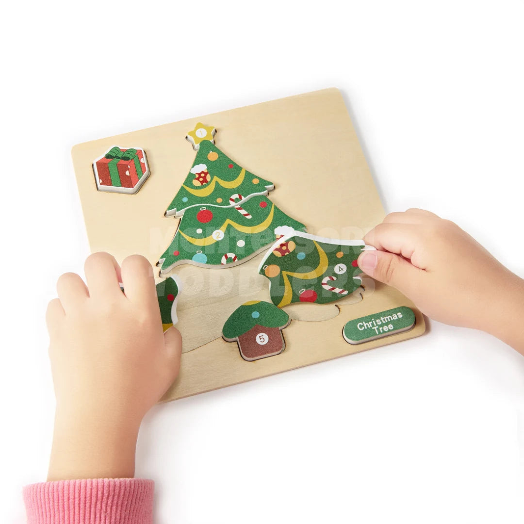 Toddlers Christmas Puzzle - Holiday Fun for Little Hands
