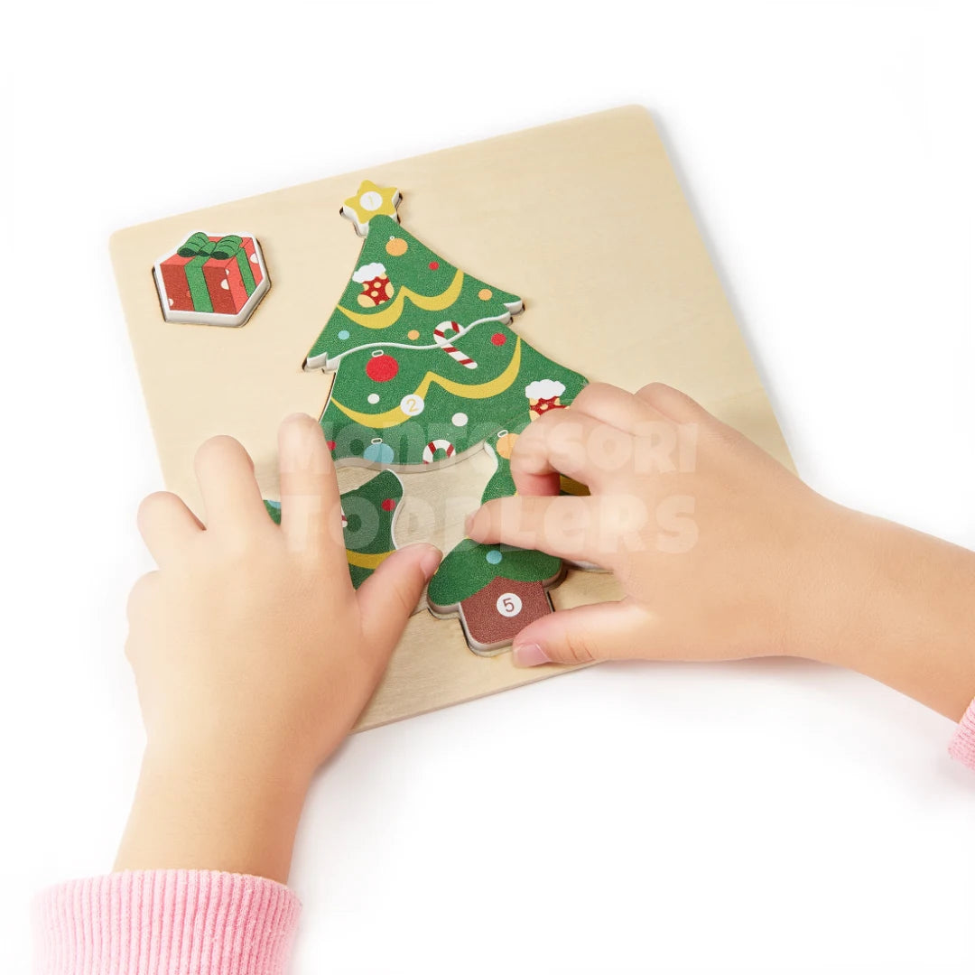 Toddlers Christmas Puzzle - Holiday Fun for Little Hands