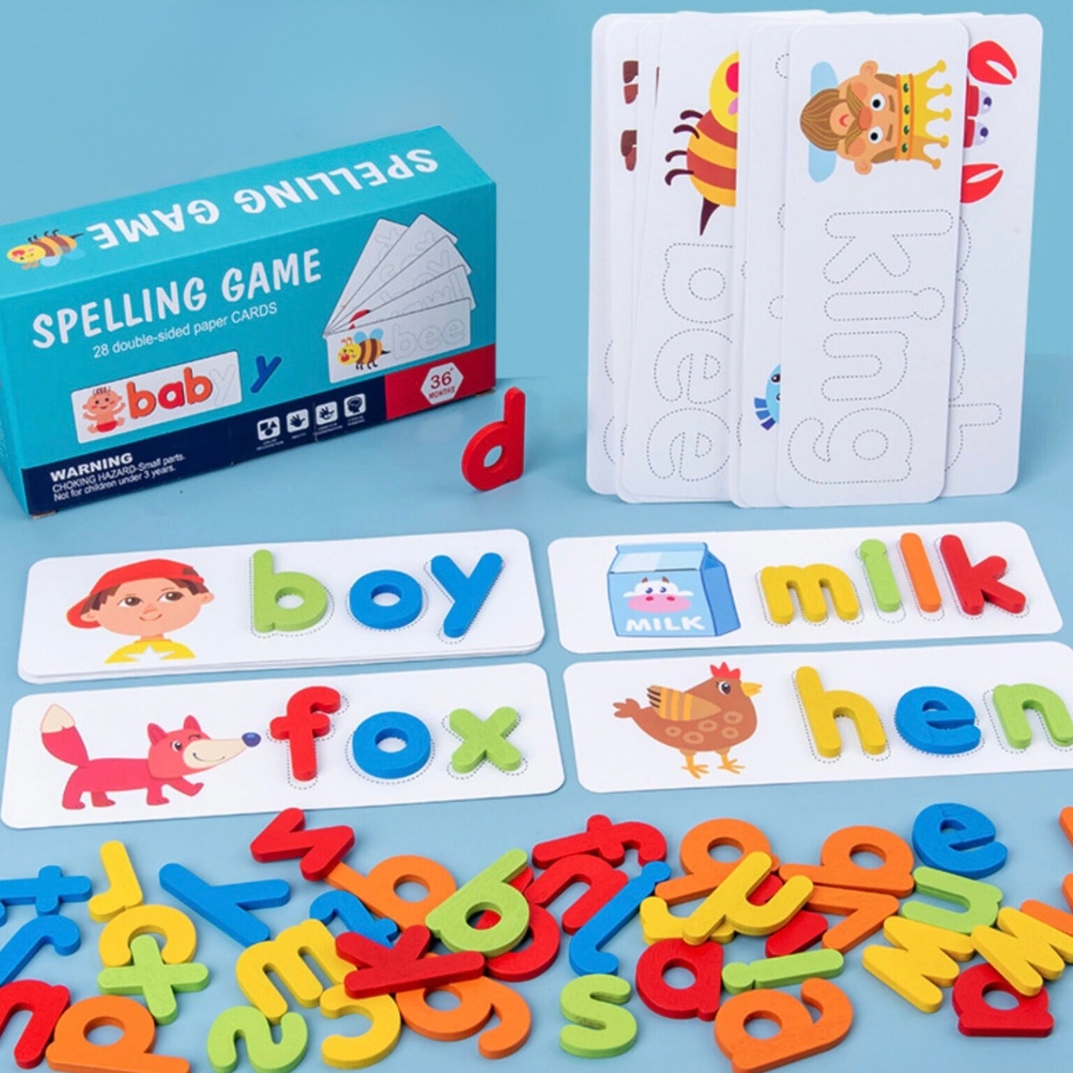 Toddlers Alphabet Puzzle - Rechtschreibung beginnt hier!