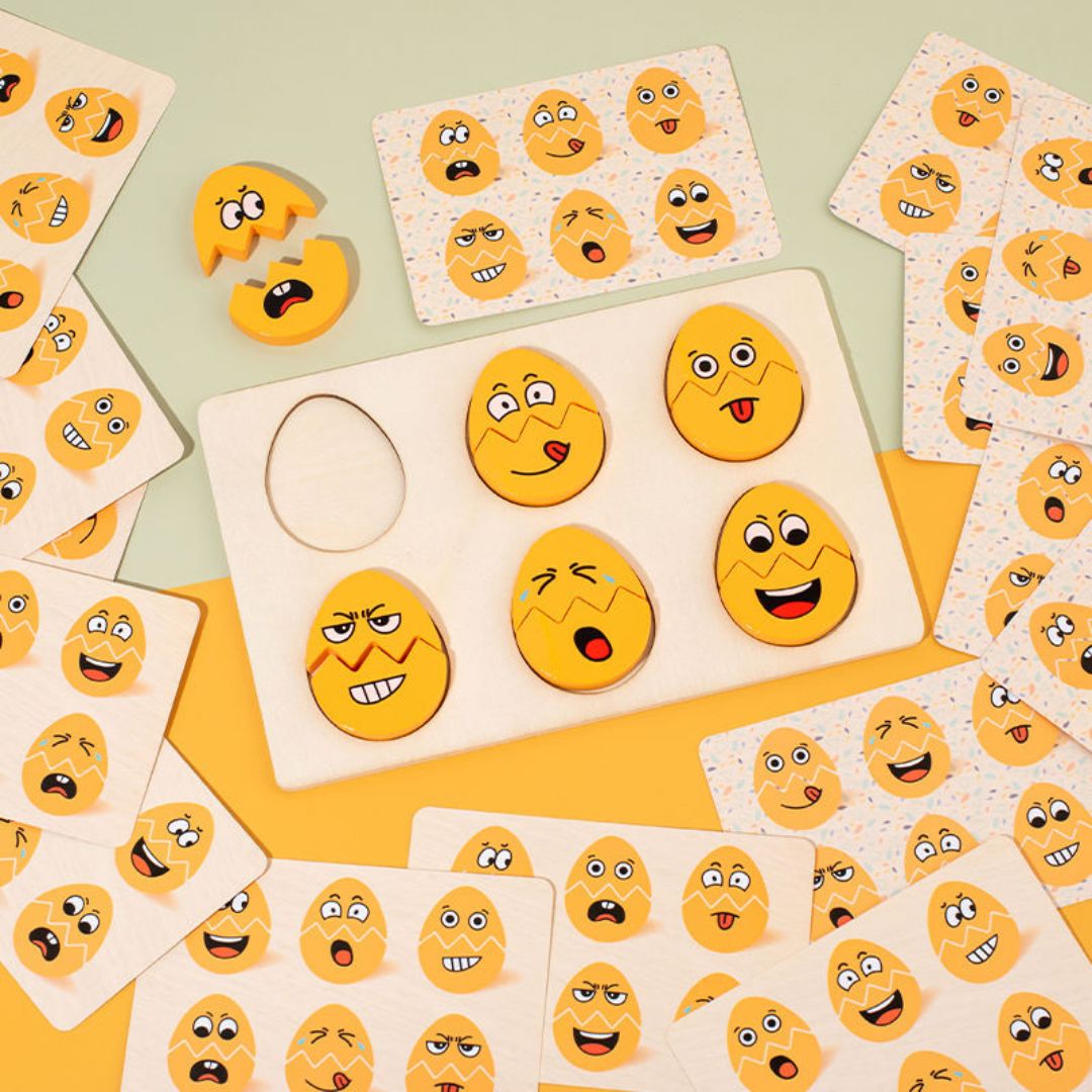 Toddlers Egg Faces - Match, laugh, and learn!