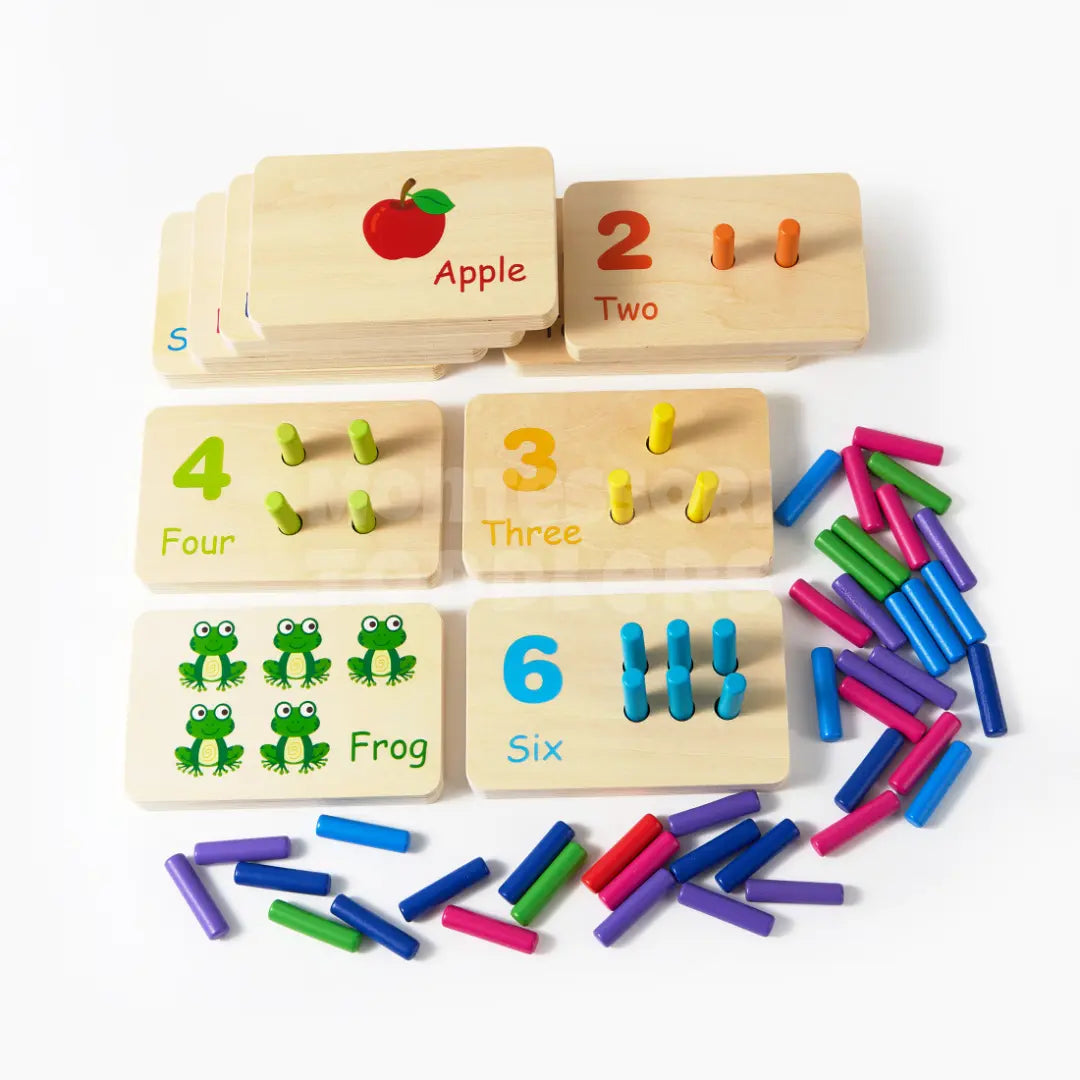Toddlers Count & Match Board