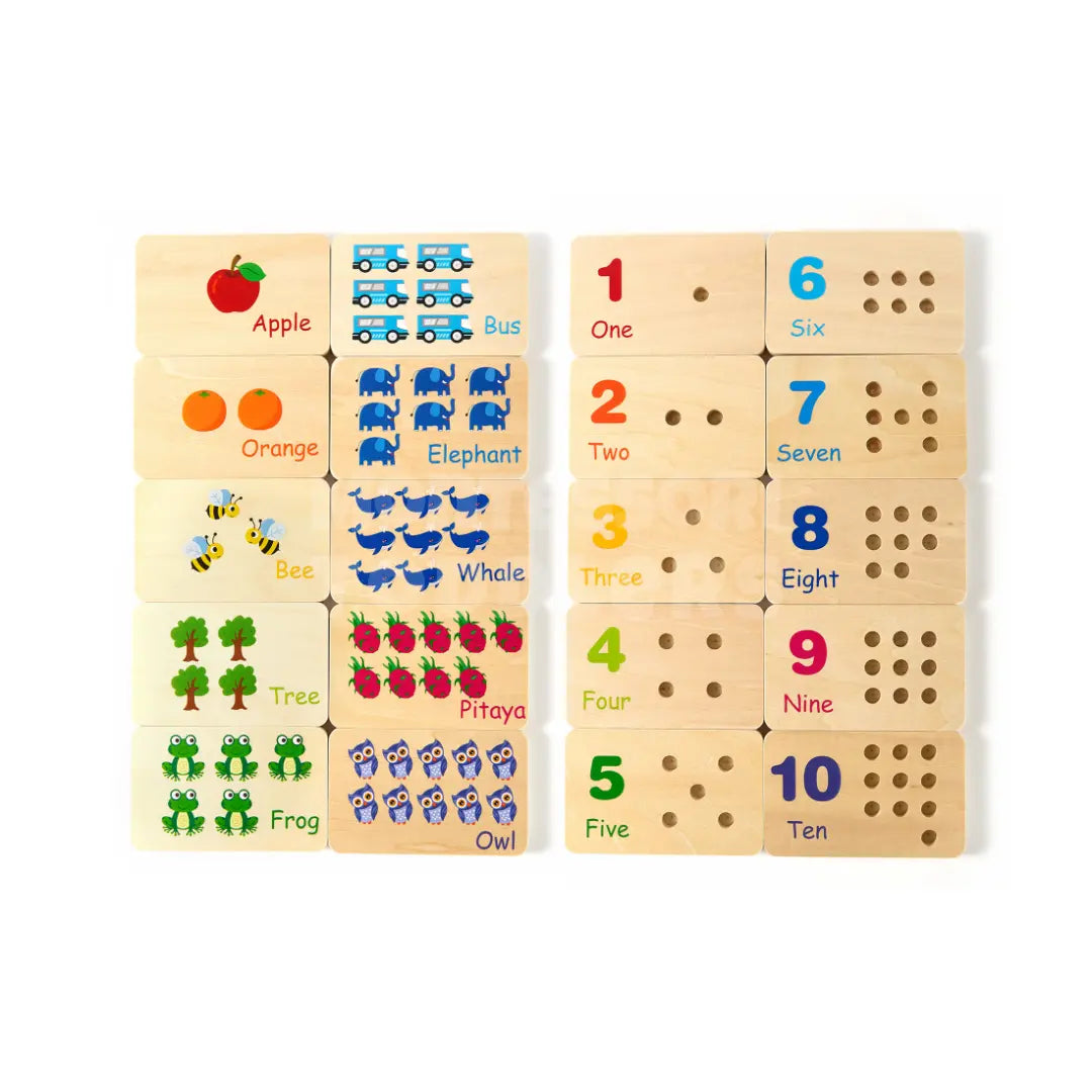Toddlers Count & Match Board