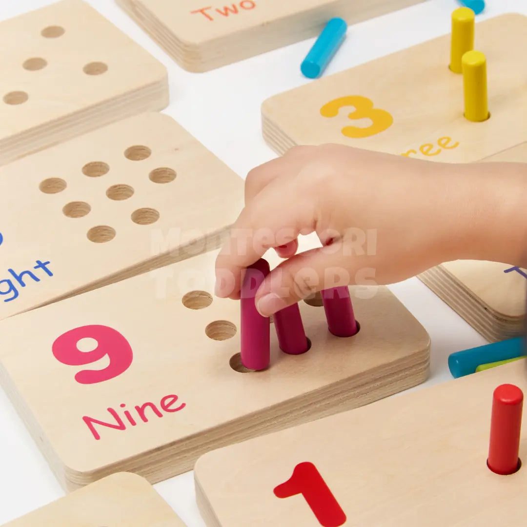 Toddlers Count & Match Board