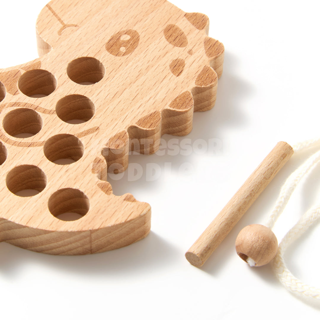 Toddlers Dinosaur Threading Toy