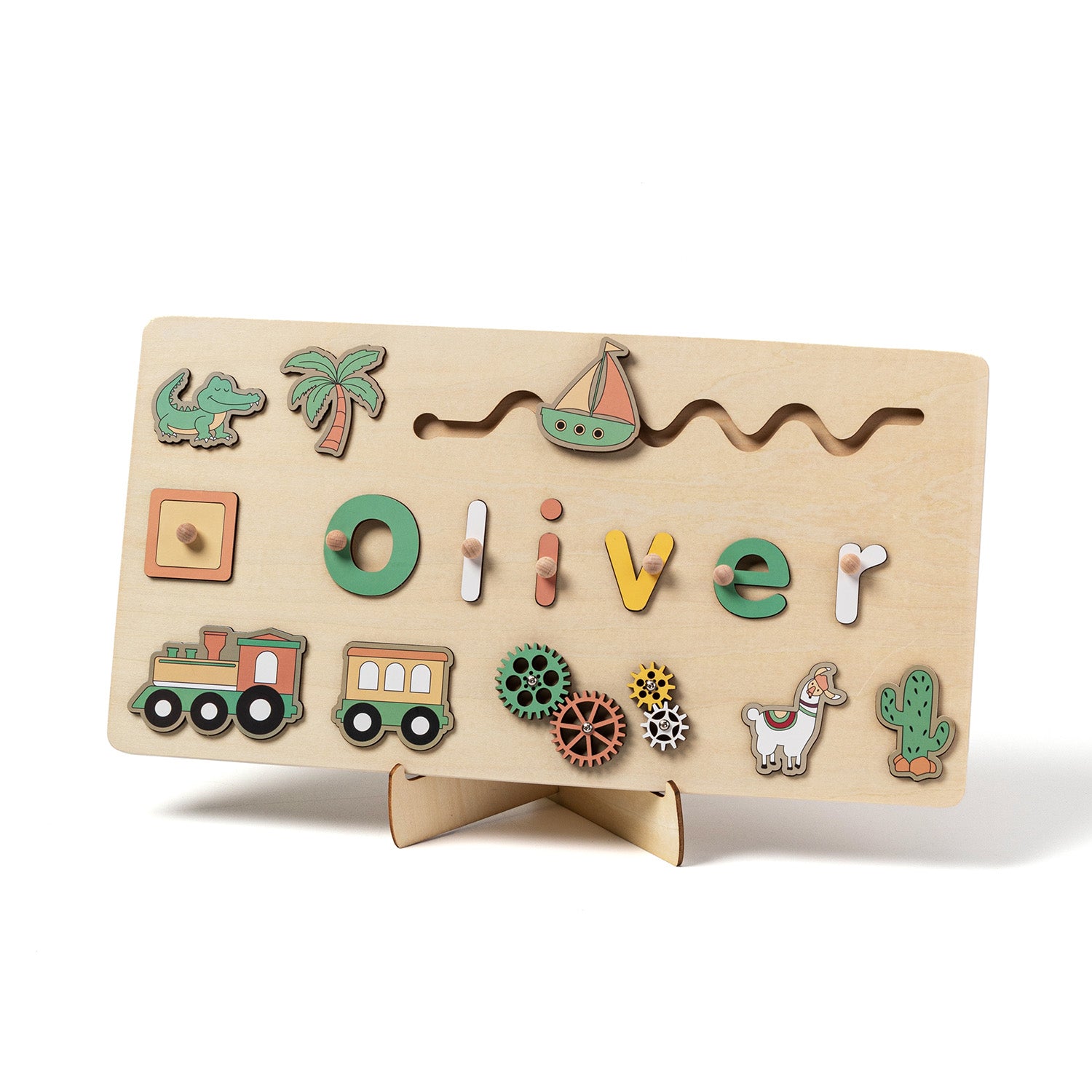 Toddlers Personalized Wooden Puzzle