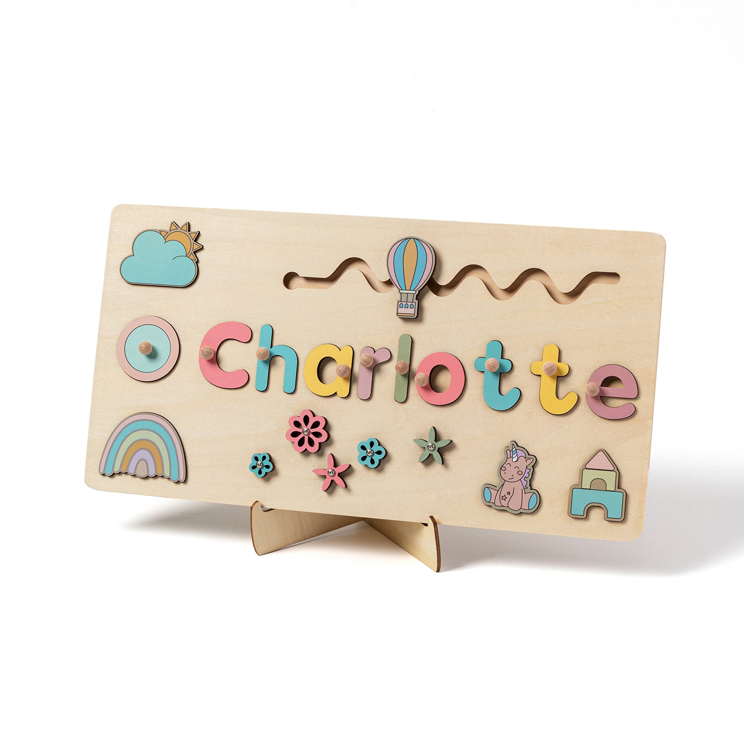 Toddlers Personalized Wooden Puzzle