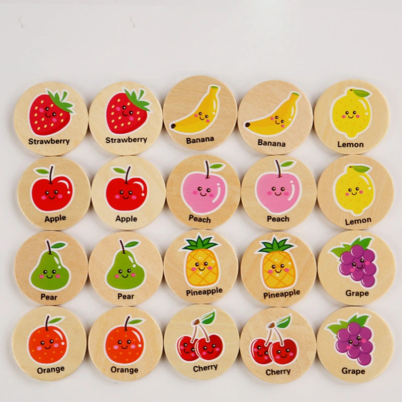 Toddlers Wooden Memory Chess