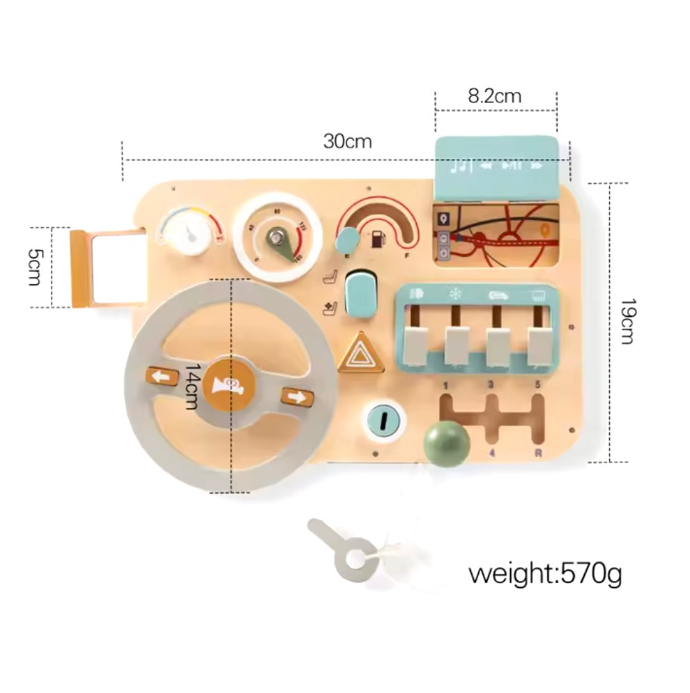 Toddlers Wooden Steering Wheel - Guida l'immaginazione del tuo bambino in avanti