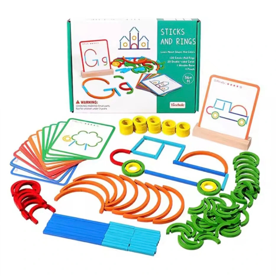 Toddlers Stick & Rings Puzzle