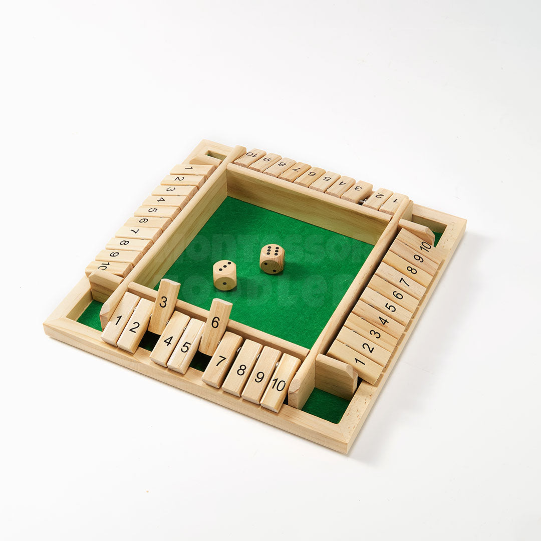 Shut the Box Dice Game – Promotes math skills