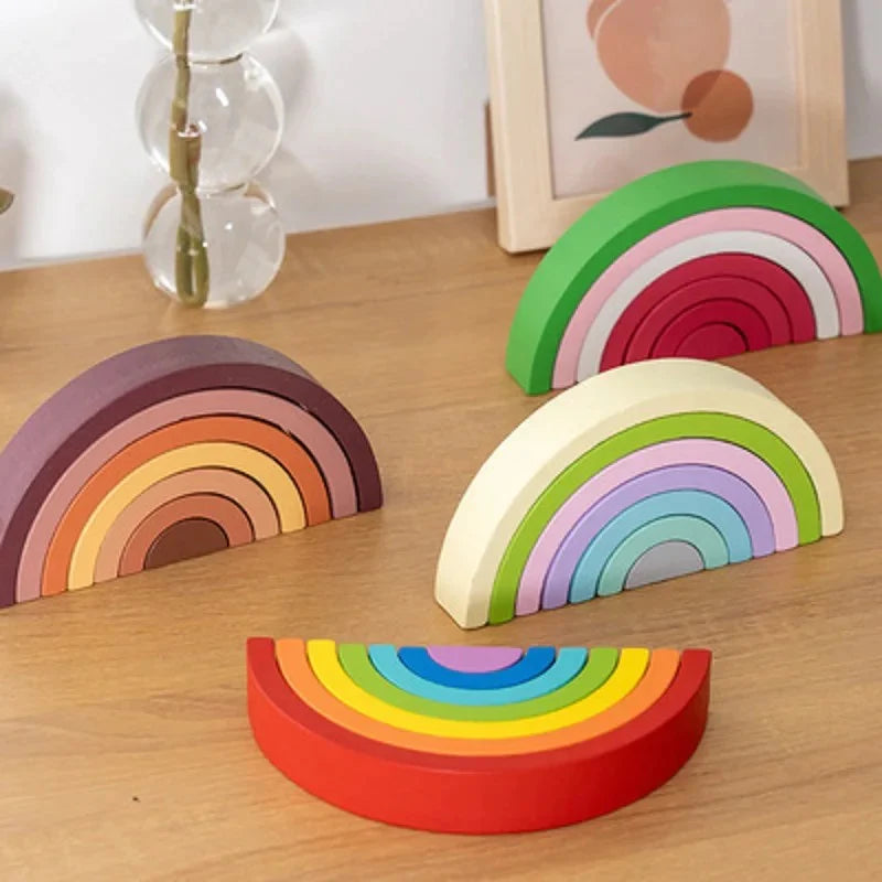 Rainbow toys for toddlers shop