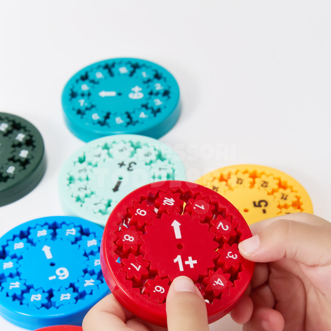 Toddlers Math Fact Fidget Spinners