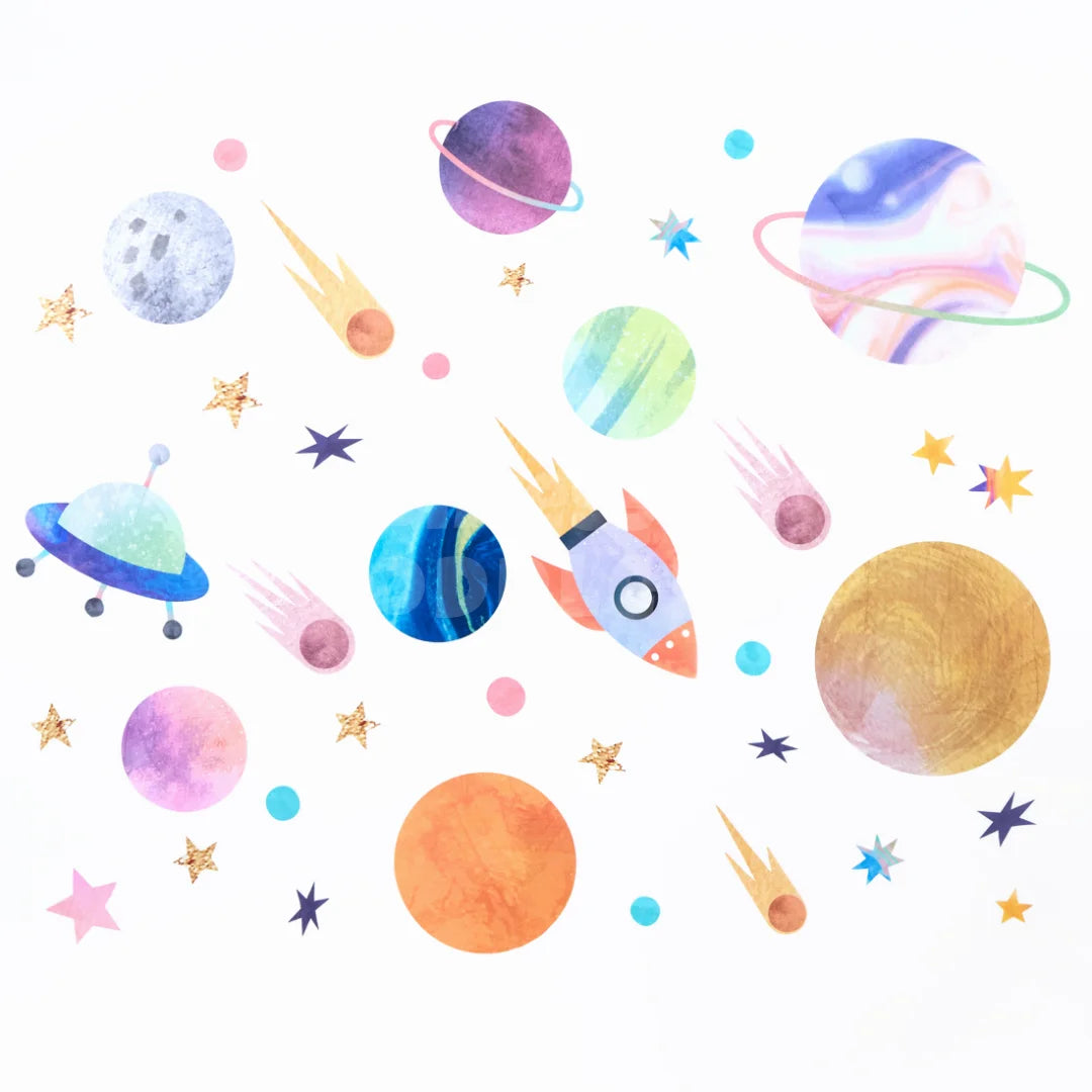 Toddlers Space Wallpaper - Een reis naar de sterren! 