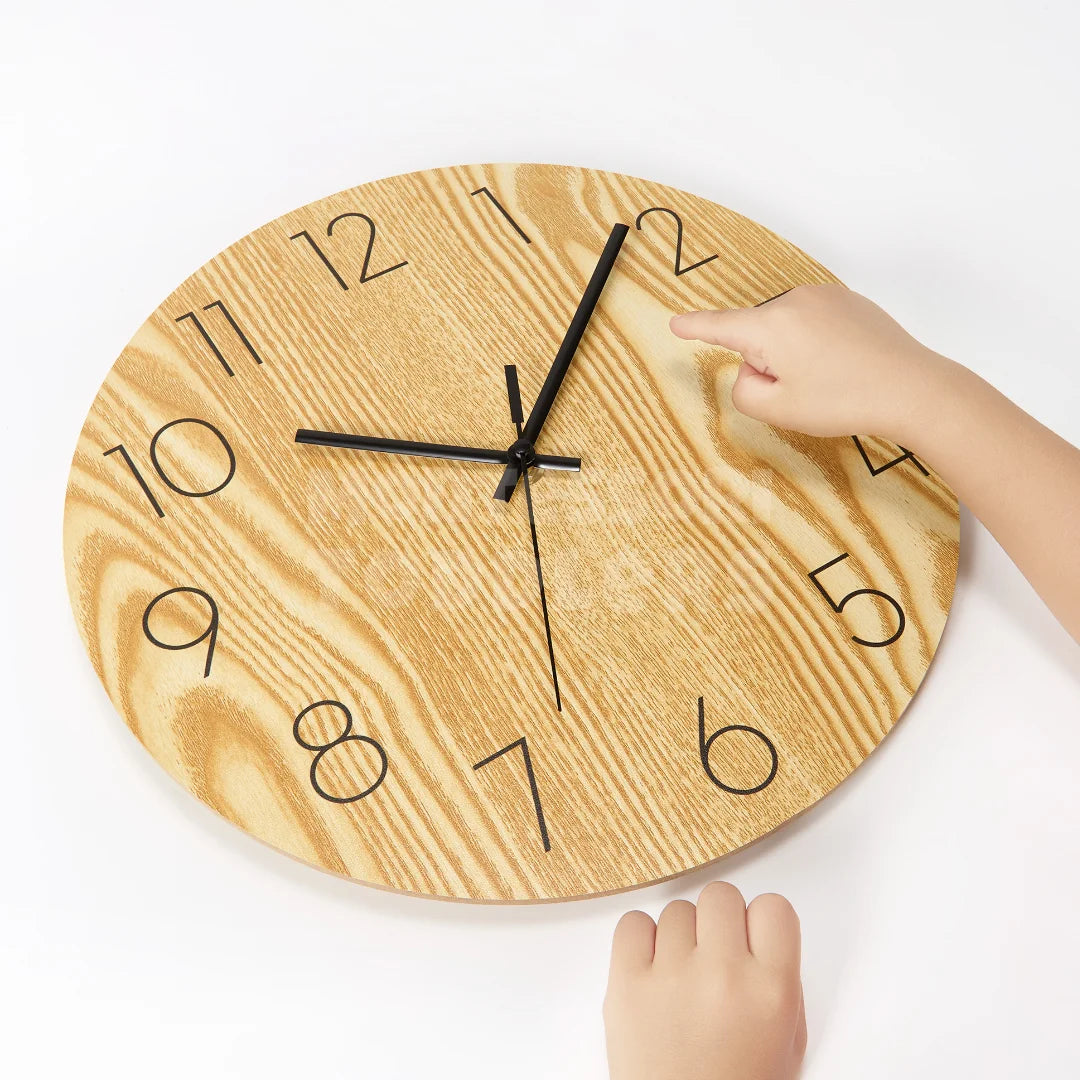 Toddlers Wooden Clock - L'orologio perfetto per la cameretta dei bambini