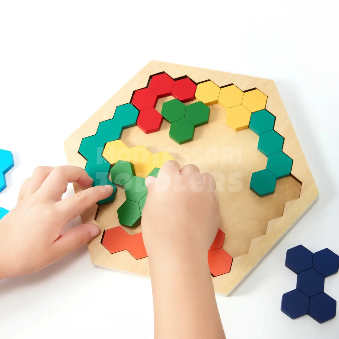 Wooden Hexagon Puzzle