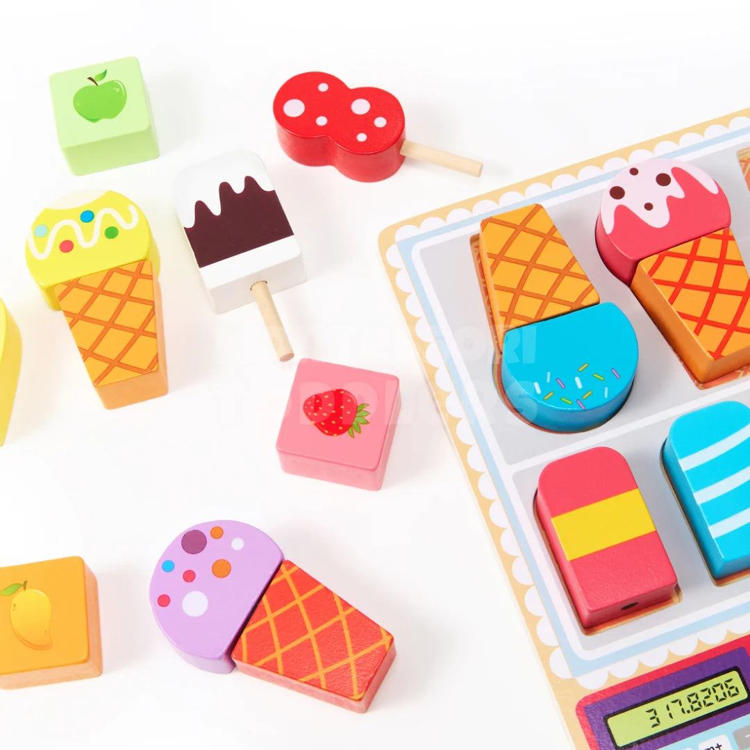 Toddlers Wooden Ice Cream Shop