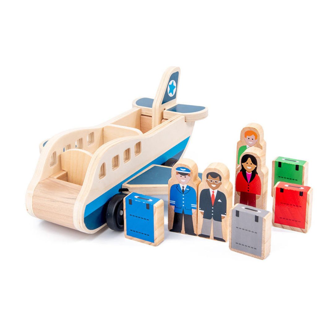Toddlers Wooden Airplane