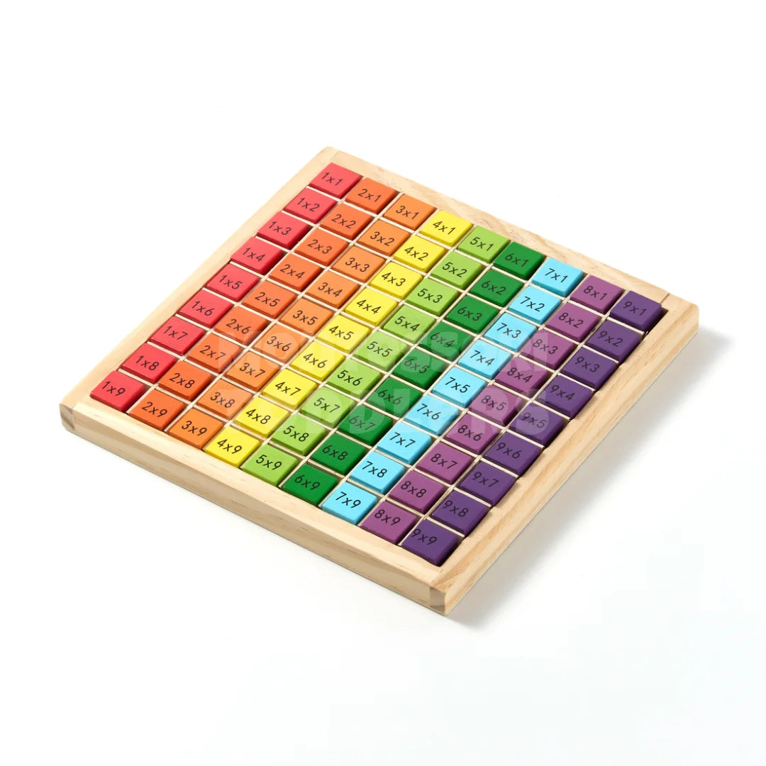 Wooden Multiplication Table Board, image size:1080x1080