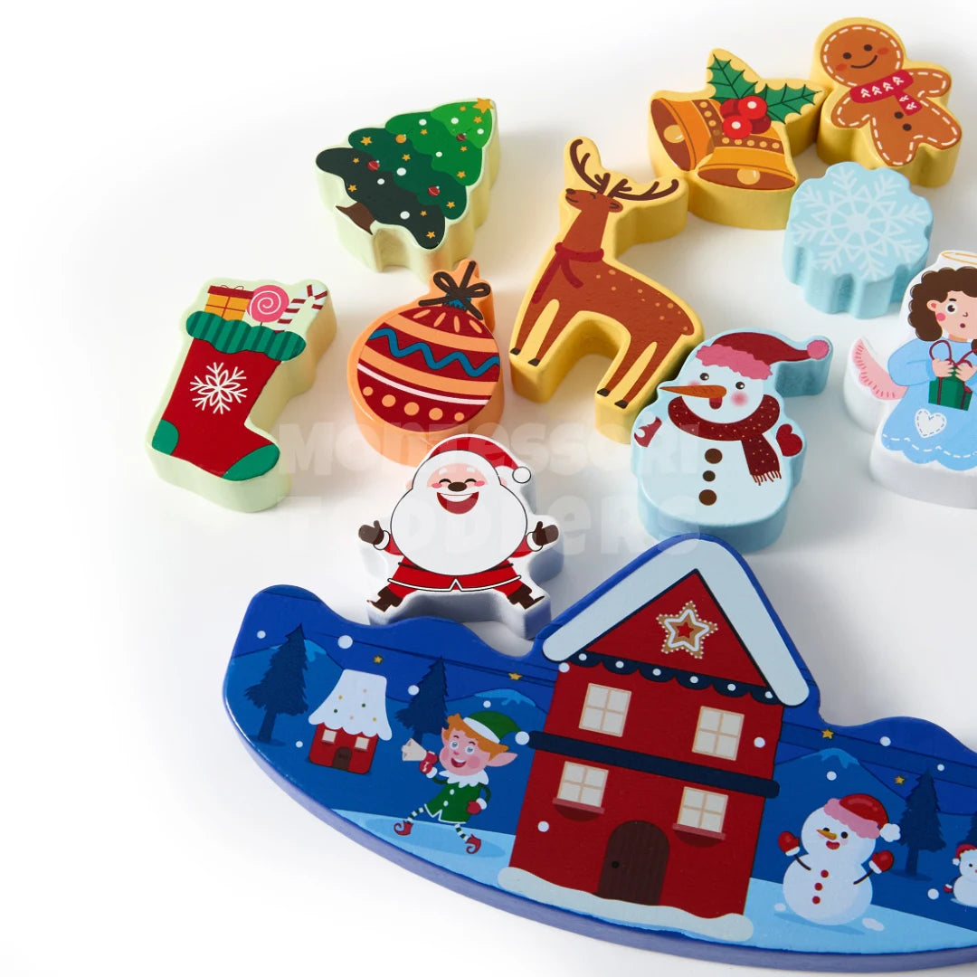 Toddlers Christmas Stacking Game