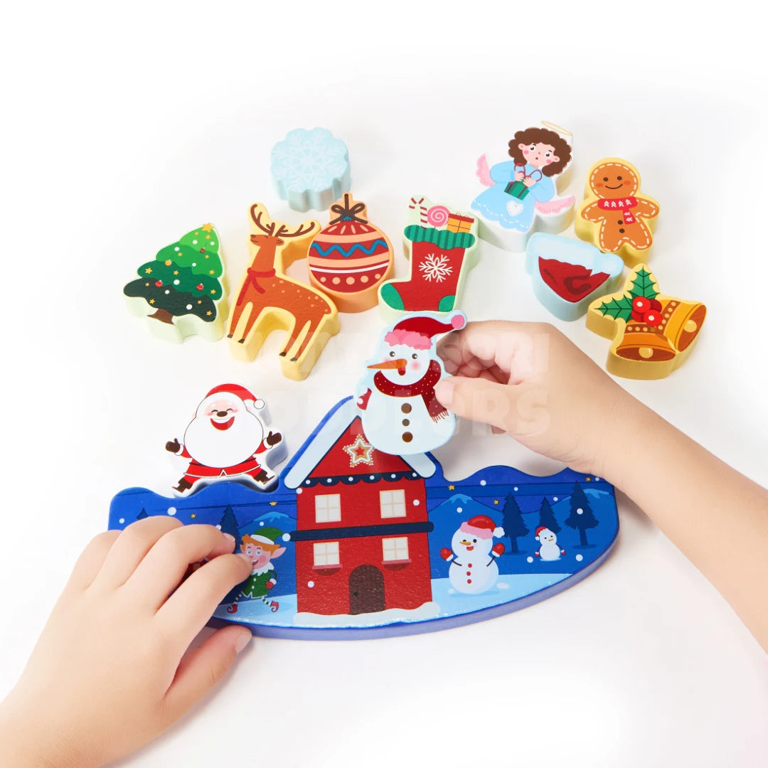 Toddlers Christmas Stacking Game