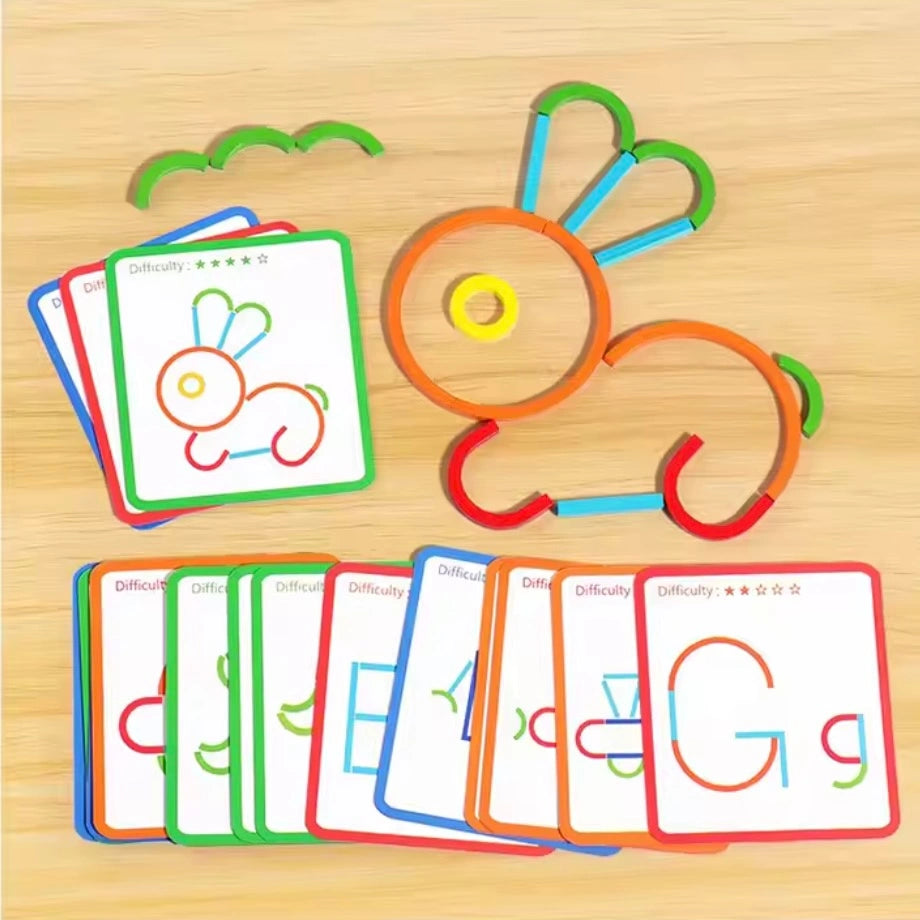 Toddlers Stick & Rings Puzzle