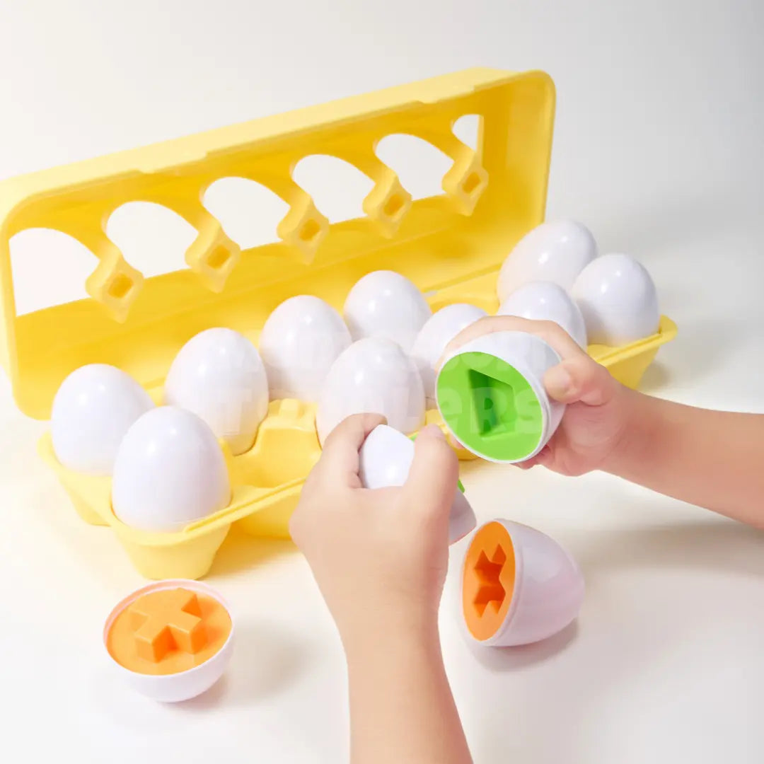 Toddlers Geometric Eggs