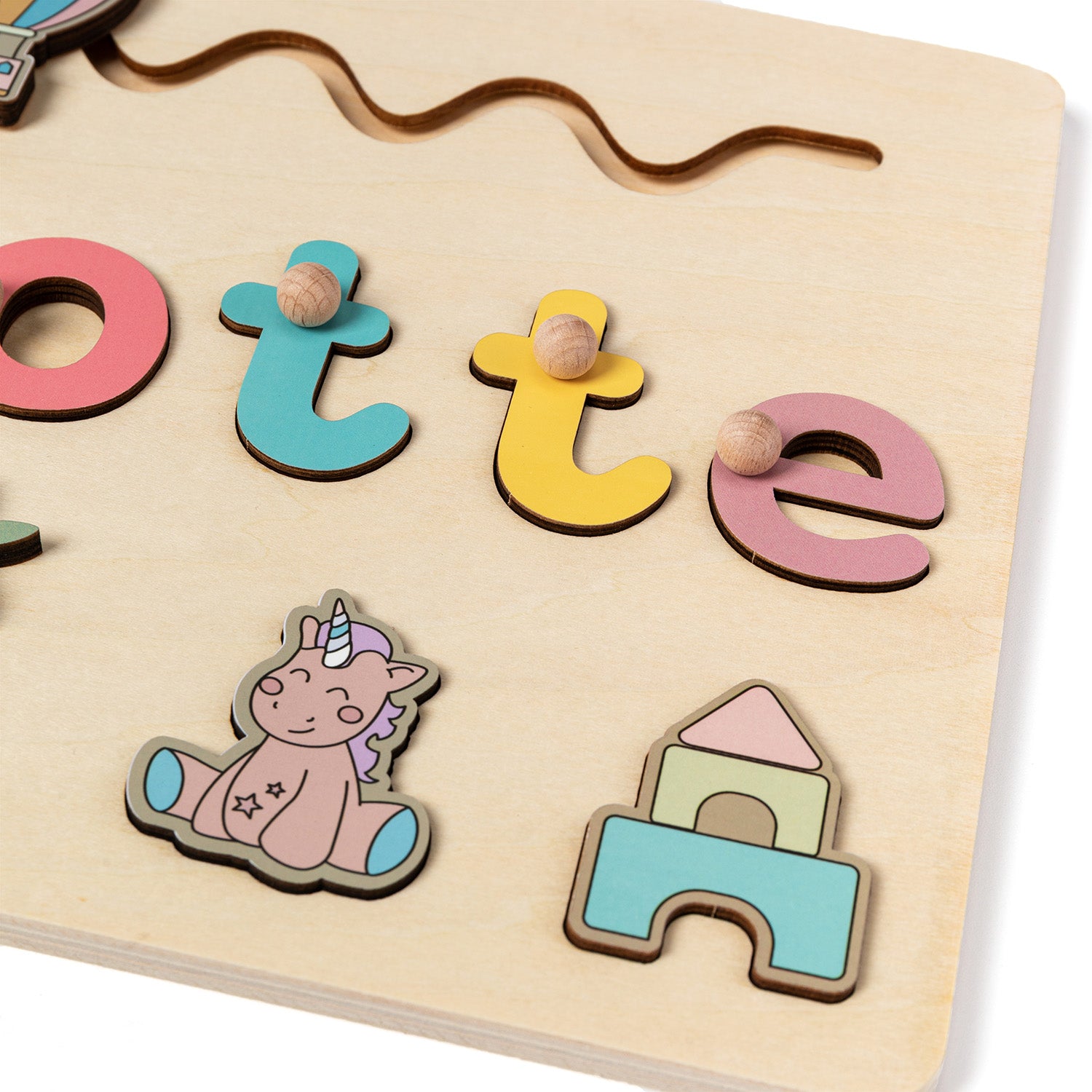 Toddlers Personalized Wooden Puzzle