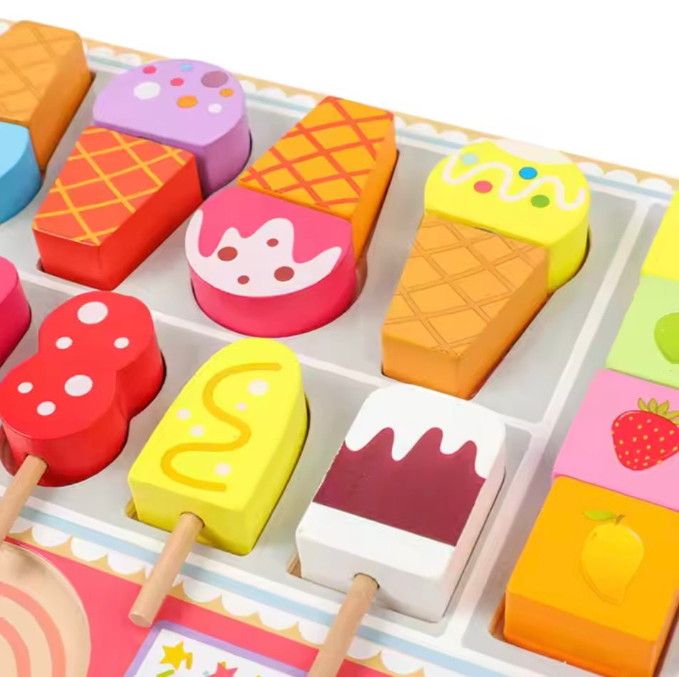 Toddlers Wooden Ice Cream Shop