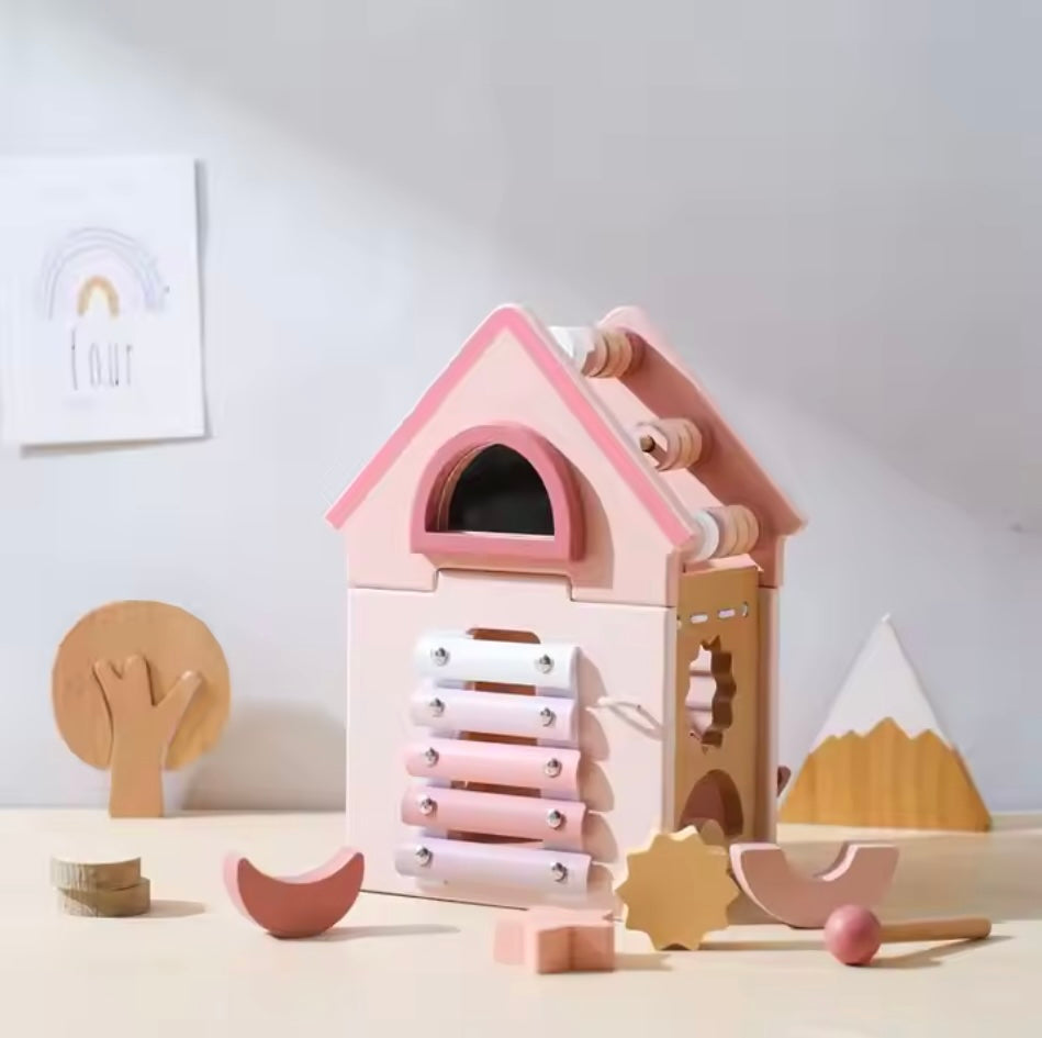 Toddlers Wooden Pink House