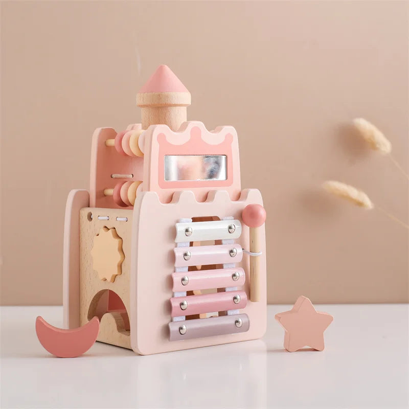 Toddlers Wooden Activity Castle – Imagination meets learning