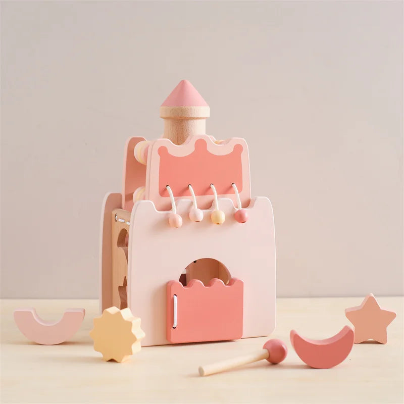 Toddlers Wooden Activity Castle – Imagination meets learning