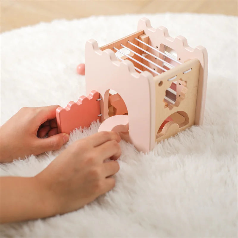 Toddlers Wooden Activity Castle – Imagination meets learning