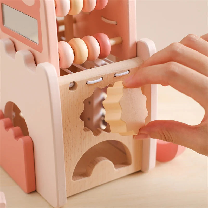 Toddlers Wooden Activity Castle – Imagination meets learning