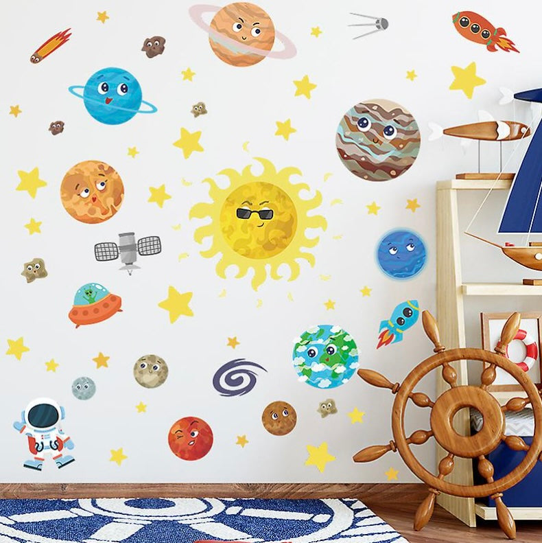 Toddlers Space Wallpaper - En resa mot stjärnorna!