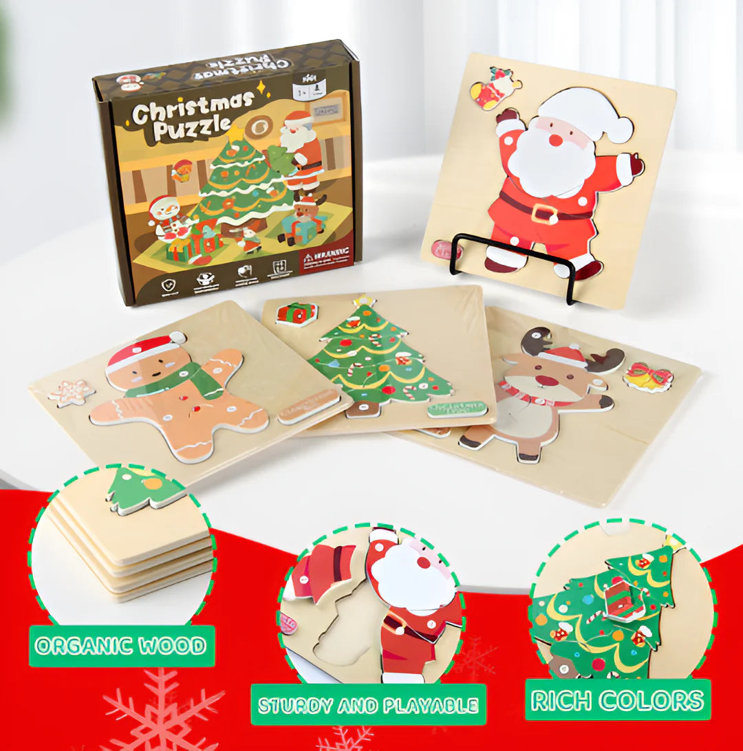 Toddlers Christmas Puzzle - Holiday Fun for Little Hands