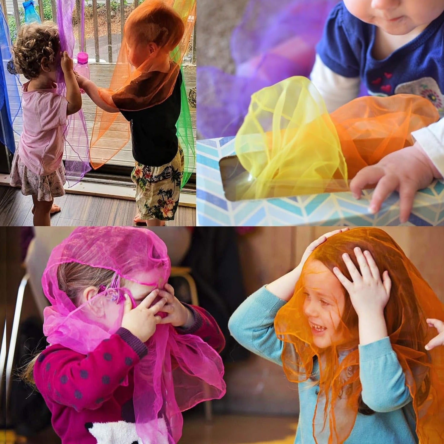 Toddlers Sensory Scarves - For everything a child can imagine