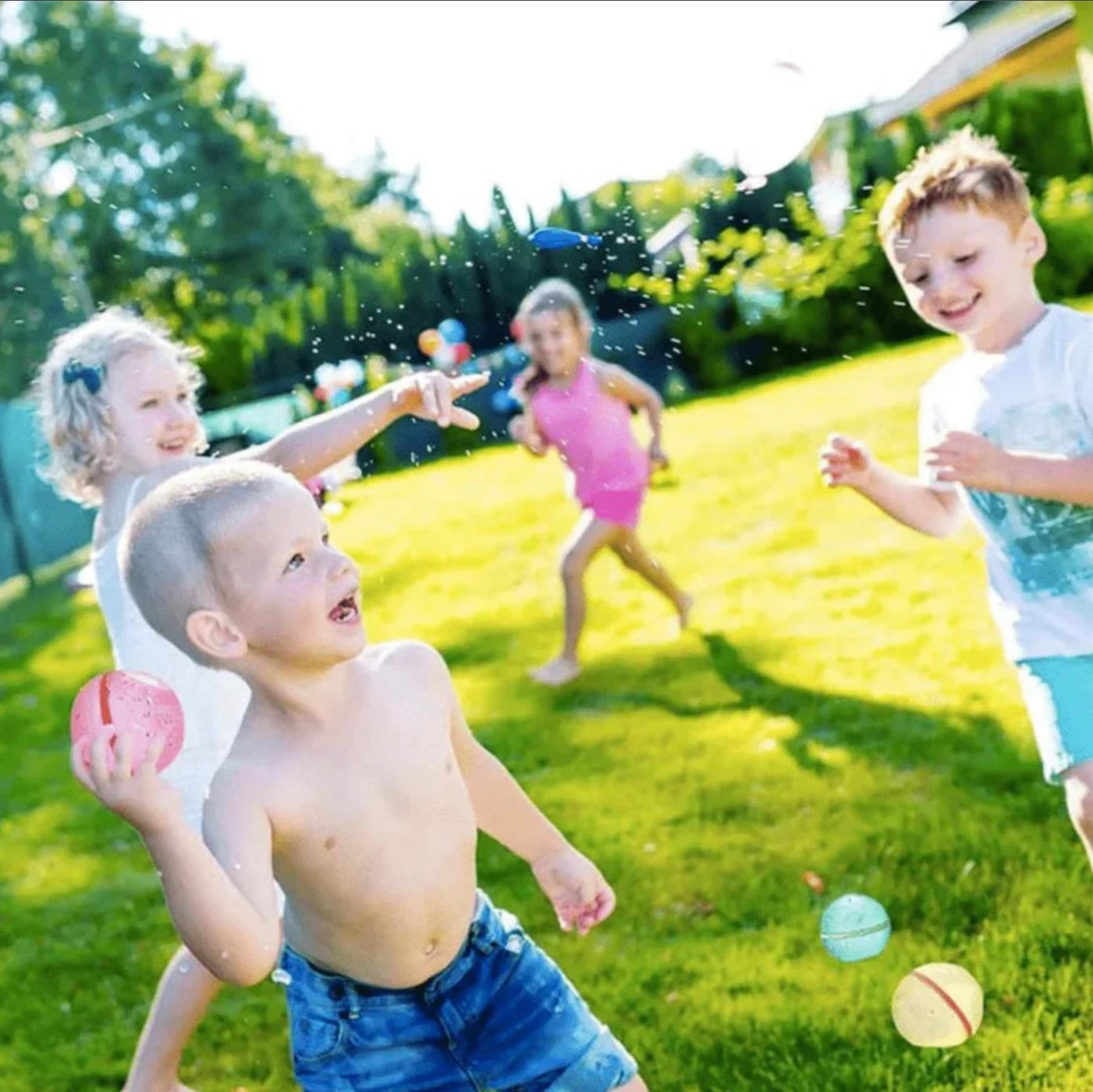 Toddlers Fun Reusable Water Balloons -  Endless fun!